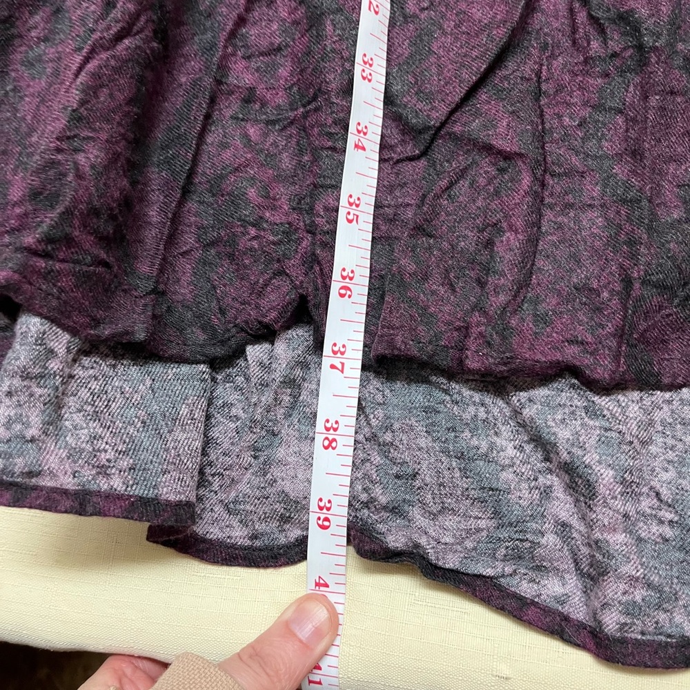 Torrid 3X purple zip front brushed dress - Picture 3 of 13